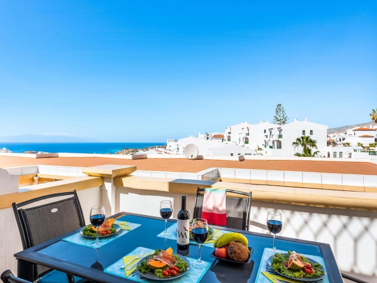 B16 Windsor Park, Exclusive Sea View, Heated Pool Apartment Costa Adeje  Luaran gambar
