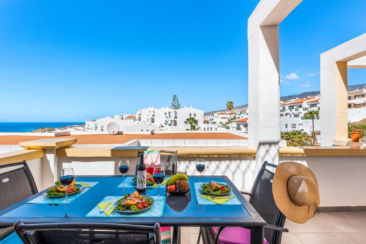 B16 Windsor Park, Exclusive Sea View, Heated Pool Apartment Costa Adeje  Luaran gambar