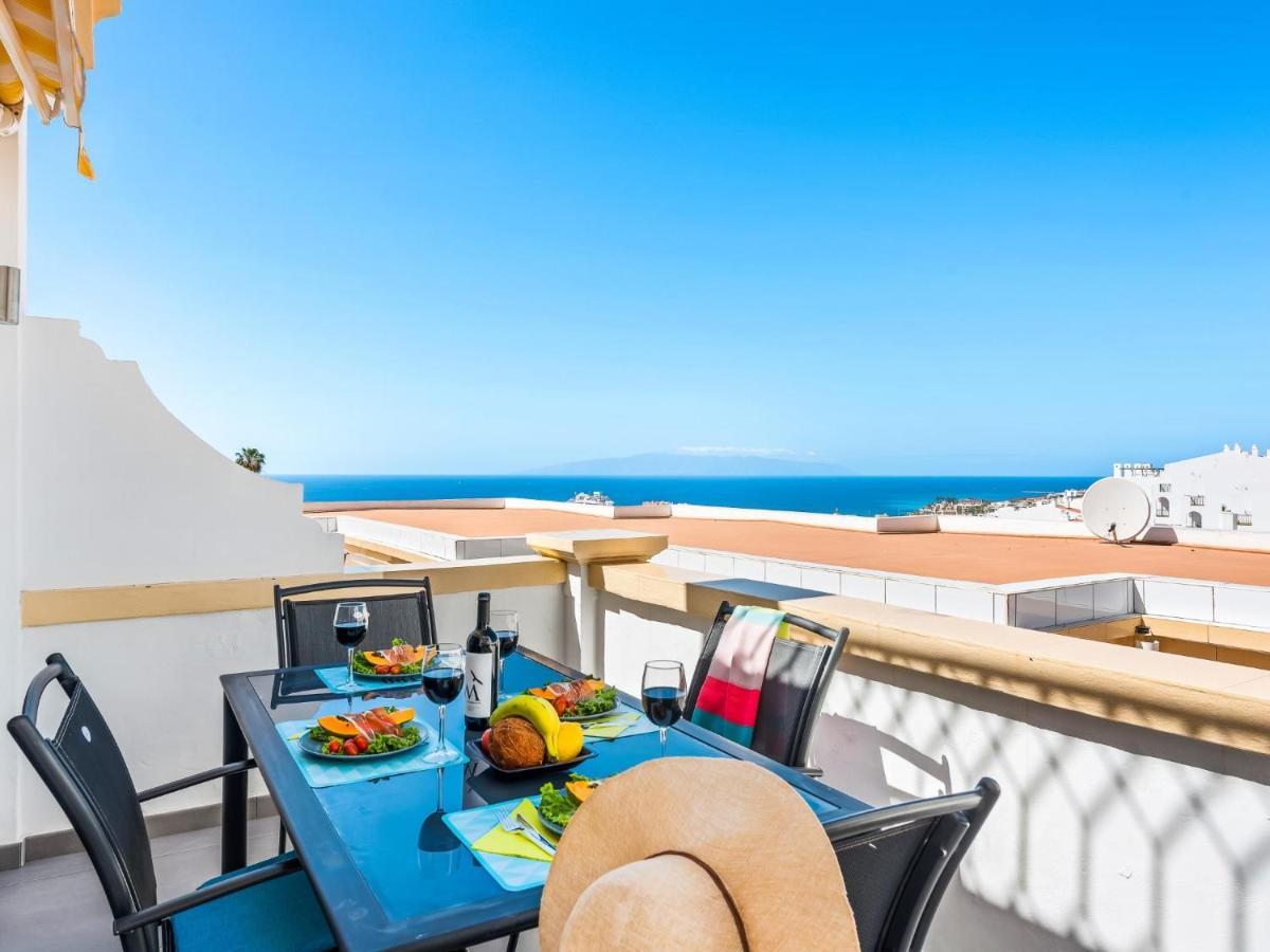 B16 Windsor Park, Exclusive Sea View, Heated Pool Apartment Costa Adeje  Luaran gambar